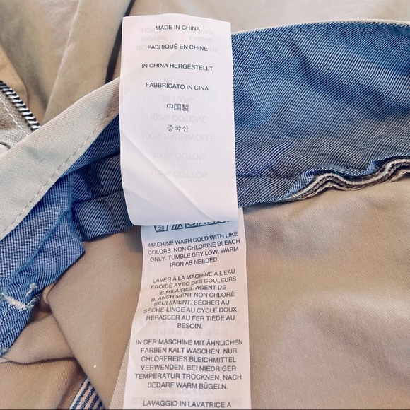 J Crew Club Chino/Khakis Flat Front Shorts Size 33 - Picture 10 of 10